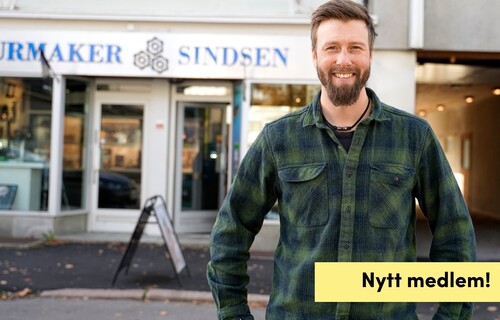 Nytt medlem: Urmaker Sindsen