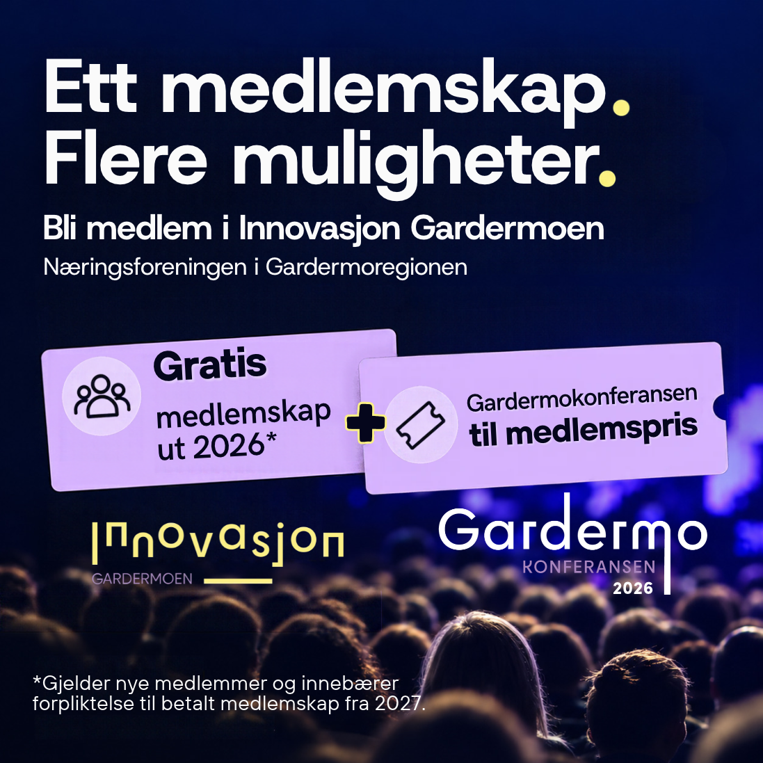 Kampanje medlemskap og Gardermokonferansen 2026