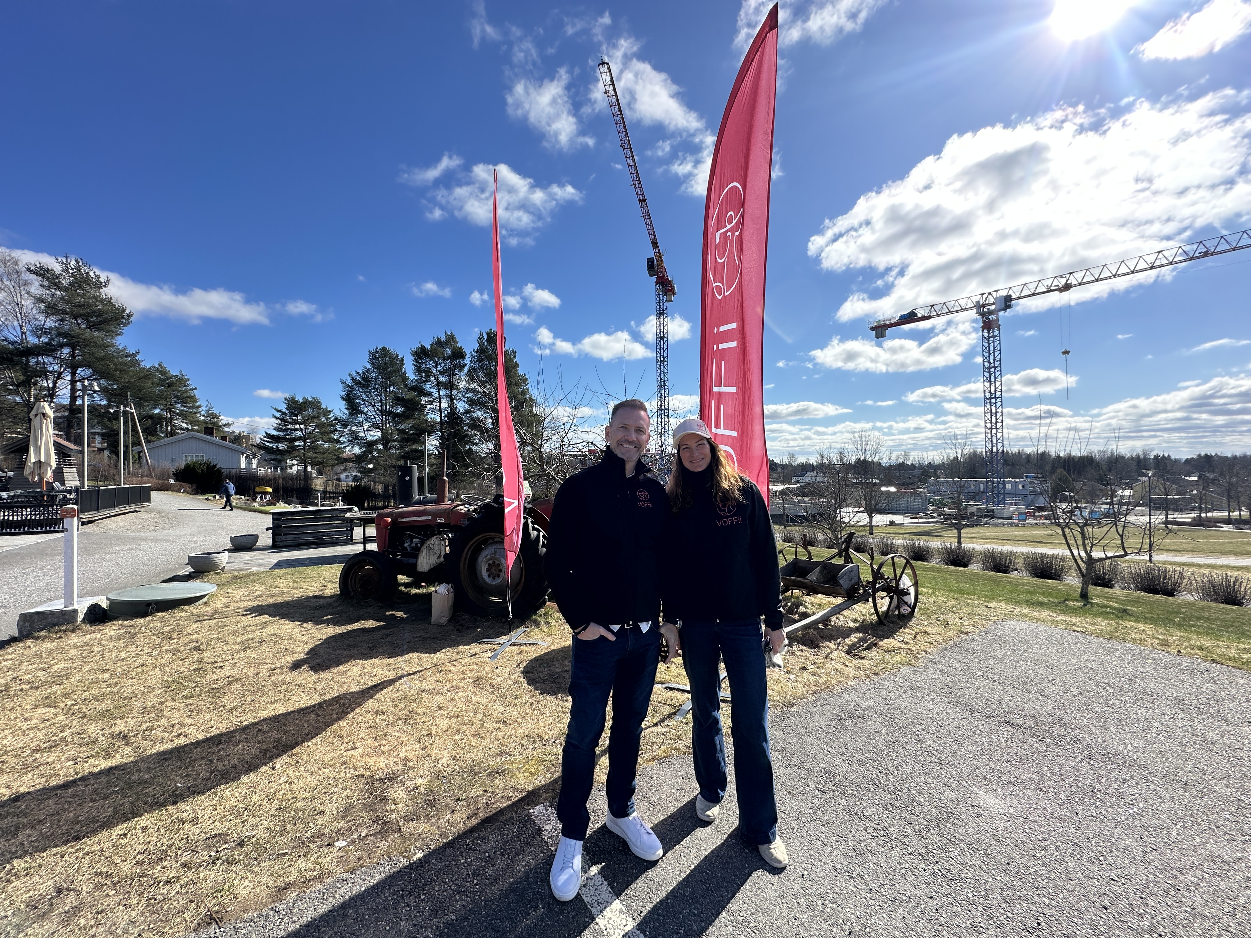 Raymond og Elisabeth bak appen VOFFii