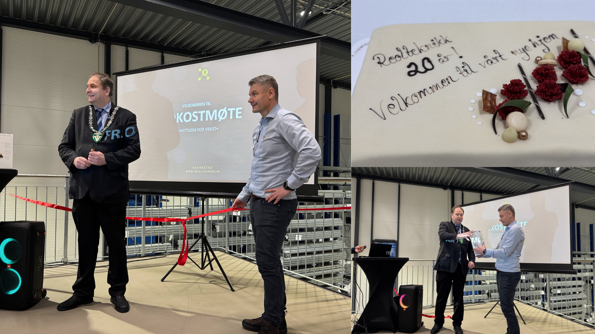 Foto: Innovasjon Gardermoen Reolteknikk åpning